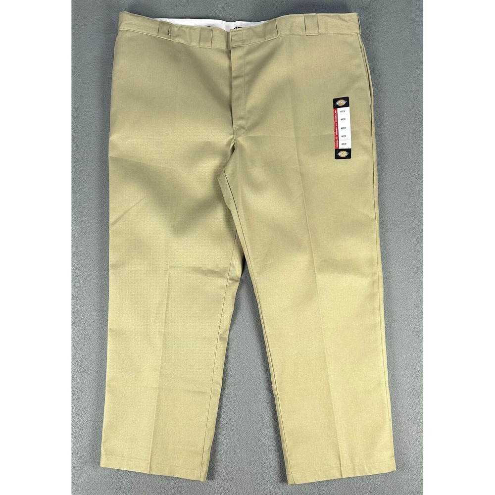 Dickies Pants Mens 48x30 Tan Khaki 874 Original‎ Work Uniform Straight Leg New
